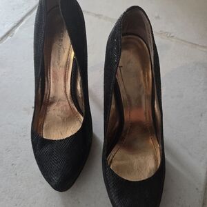 BCBGeneration Black Pointed Toe High Heels